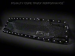 Royalty Core RC2 Twin Mesh Upper Grille Insert; Gloss Black (05-11 Tacoma)
