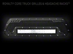 Royalty Core RCRX LED Race Line Upper Grille Insert; Satin Black (12-15 Tacoma)