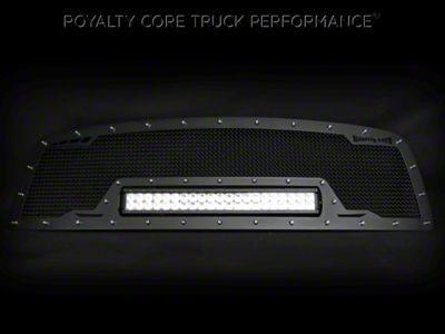 Royalty Core RCRX LED Race Line Upper Grille Insert; Satin Black (05-11 Tacoma)