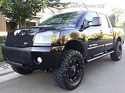 Royalty Core RC1 Classic Upper Replacement Grille; Gloss Black (04-15 Titan)