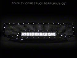 Royalty Core RC1X Incredible LED Upper Replacement Grille; Gloss Black (04-15 Titan)