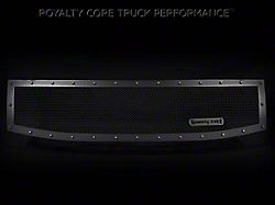 Royalty Core RCR Race Line Upper Replacement Grille; Satin Black (04-15 Titan)