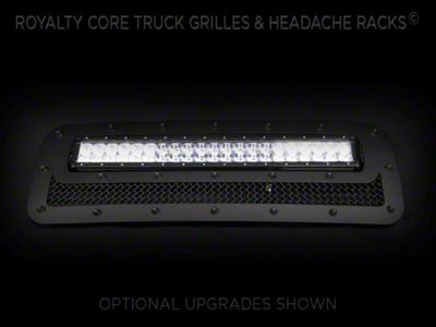 Royalty Core RCRX LED Race Line Bumper Grille Insert; Satin Black (04-15 Titan)