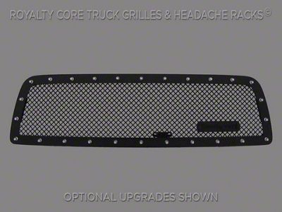 Royalty Core RCR Race Line Upper Grille Insert; Satin Black (07-09 Tundra)