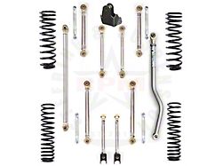RPM Steering 3-Inch Ultimate Aluminum Mid Arm Suspension Lift Kit with Ultimate Quick Disconnect Sway Bar Links (20-25 3.0L EcoDiesel Jeep Gladiator JT)