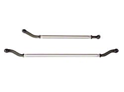 RPM Steering 2.50-Ton HD 2-Inch Aluminum Drag Link Steering Kit with Clamp for FOX ATS Stabilizer (18-26 Jeep Wrangler JL, Excluding Rubicon)