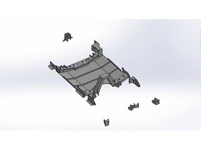 3-Link Front and Double Triangulated 4-Link Rear Long Arm Bracket Kit (07-18 Jeep Wrangler JK 4-Door w/ Front Axle Truss)
