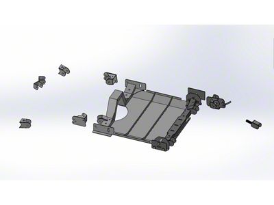 RPM Steering 3-Link Front and Double Triangulated 4-Link Rear Long Arm Bracket Kit (18-25 Jeep Wrangler JL 4-Door w/ Aftermarket Axles)