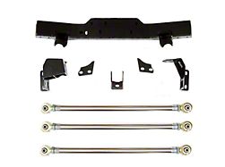 Bolt-In 3-Link Front Long Arm Upgrade with 2.50-Inch Links (07-18 Jeep Wrangler JK 4-Door w/ Front Axle Truss)