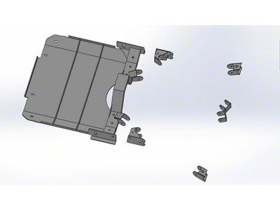 RPM Steering Double Triangulated 4-Link Rear Long Arm Bracket Kit (18-25 Jeep Wrangler JL 4-Door)