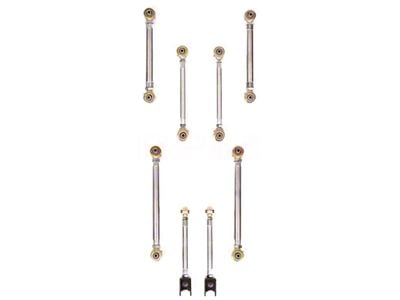 RPM Steering Ultimate Aluminum Upper and Lower Control Arms for 2 to 6-Inch Lift (18-25 Jeep Wrangler JL)