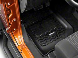 Rugged Ridge All-Terrain Front, Rear and Cargo Floor Liners; Black (11-18 Jeep Wrangler JK 2-Door)