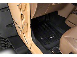 Rugged Ridge All-Terrain Front, Rear and Cargo Floor Liners; Black (07-10 Jeep Wrangler JK 4-Door)