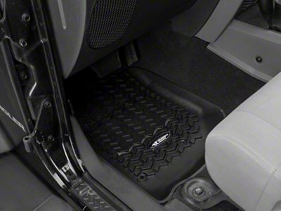 Rugged Ridge All-Terrain Front, Rear and Cargo Floor Liners; Black (07-10 Jeep Wrangler JK 2-Door)