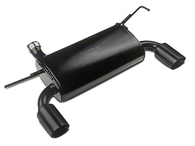 Rugged Ridge Axle-Back Exhaust with Black Tips (07-18 Jeep Wrangler JK)