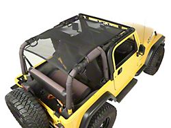 Rugged Ridge Full-Length Eclipse Sun Shade; Black (97-06 Jeep Wrangler TJ)