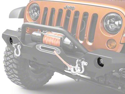 Rugged Ridge 3.50-Inch Round LED Fog Light Mounting Brackets (07-18 Jeep Wrangler JK)
