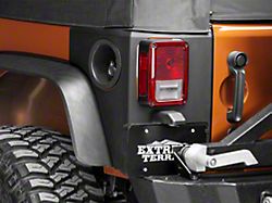 Rugged Ridge Rear Quarter Panel Body Armor Kit (07-18 Jeep Wrangler JK 2-Door)