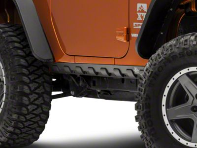 Rugged Ridge Rocker Guard Body Armor Kit (07-18 Jeep Wrangler JK 2-Door)