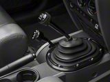 Rugged Ridge Billet Aluminum Transfer Case Shifter Knob; Black (07-18 Jeep Wrangler JK)