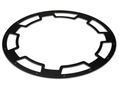 Rugged Ridge 20x9 XHD Wheel Rim Protector; Satin Black (07-25 Jeep Wrangler JK & JL)