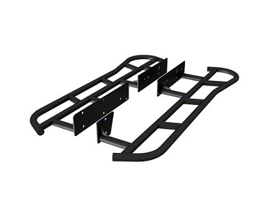 RSG Offroad Flat Rock Sliders; Black (10-24 4Runner)