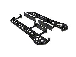 RSG Offroad Flat Rock Sliders with Grip Top Plate; Black (10-24 4Runner)