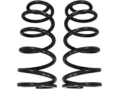 RSO Suspension 2-Inch Rear Lift Coil Springs; Black (03-24 4Runner)