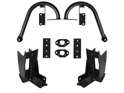 RSO Suspension 2.5 Coil-Over Shock Conversion Mounting Brackets for 2 to 4-Inch Lift (07-18 Jeep Wrangler JK)