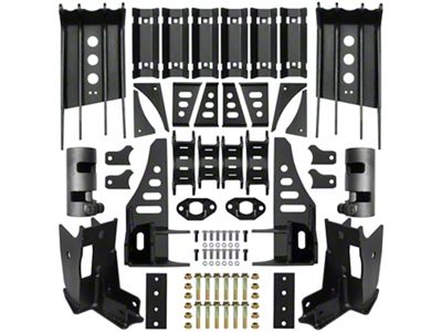 RSO Suspension 2.5 Dual Shock Conversion Mounting Brackets for 2 to 4-Inch Lift (07-18 Jeep Wrangler JK)