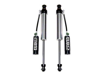 RSO Suspension 2.5 Adjustable Remote Reservoir Front Shocks for 1 to 3-Inch Lift (07-18 Jeep Wrangler JK)