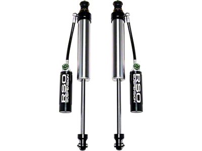 RSO Suspension 2.5 Adjustable Remote Reservoir Front Shocks for 3 to 5-Inch Lift (07-18 Jeep Wrangler JK)