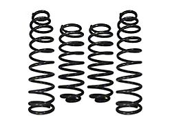 RSO Suspension 2.50-Inch Front and Rear Lift Coil Springs; Black (07-18 Jeep Wrangler JK 4-Door)