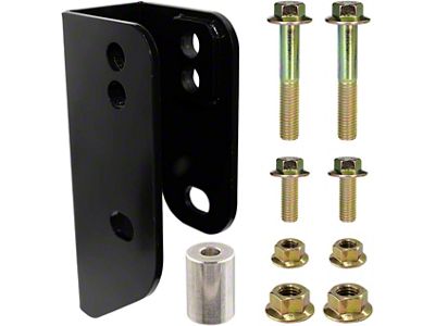 RSO Suspension Rear Track Bar Relocation Bracket for 2.50 to 4.50-Inch Lift (18-25 Jeep Wrangler JL)