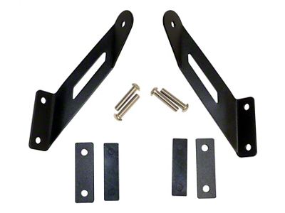 21.50-Inch LED Light Bar Hood Mounting Brackets (07-18 Jeep Wrangler JK)