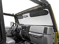 Sunvisors; Black (97-02 Jeep Wrangler TJ)