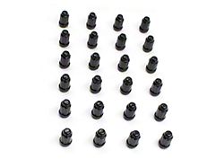 RTR Black 6-Spline Lug Nut Kit; 12mm x 1.5; Set of 30 (21-25 Bronco, Excluding Raptor)