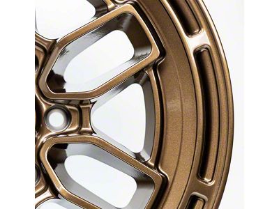 RTR EVO 6 Bronze 6-Lug Wheel; 17x9; 0mm Offset (21-25 Bronco, Excluding Raptor)