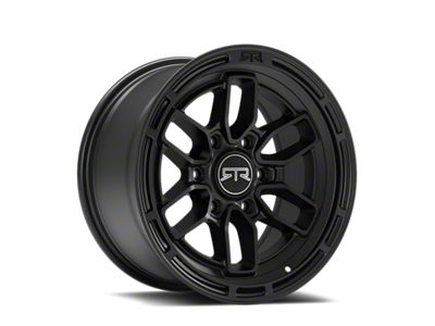 RTR EVO 6 Satin Black 6-Lug Wheel; 17x9; 0mm Offset (22-25 Bronco Raptor)