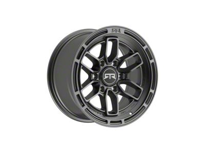 RTR EVO 6 Satin Black 6-Lug Wheel; 17x9; 0mm Offset (21-25 Bronco, Excluding Raptor)