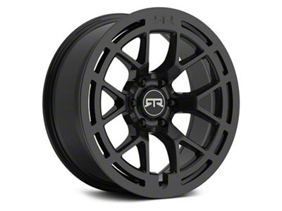 RTR EVO 6 Satin Black 6-Lug Wheel; 18x9; 30mm Offset (21-25 Bronco, Excluding Raptor)
