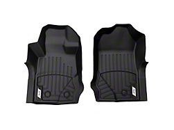 RTR Front and Rear Floor Liners; Black (21-25 Bronco 2-Door)