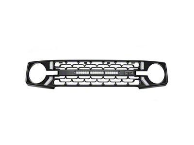RTR Grille with Signature LED Lighting and 18-Inch LED Light Bar (21-25 Bronco w/o Forward Facing Camera, Excluding Raptor)