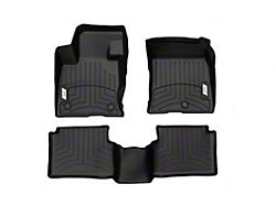 RTR Front and Rear Floor Liners; Black (21-25 Bronco Sport)