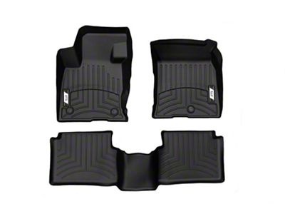 RTR Front and Rear Floor Liners; Black (21-25 Bronco Sport)
