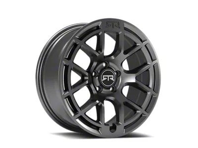 RTR Tech 6 Satin Charcoal 5-Lug Wheel; 17x7.5; 35mm Offset (21-25 Bronco Sport)