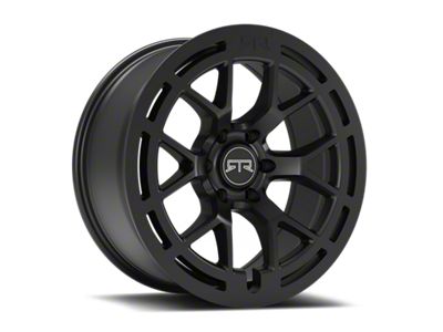 RTR Tech 6 Satin Black 6-Lug Wheel; Wheel; 20x9; 25mm Offset (22-25 Bronco Raptor)