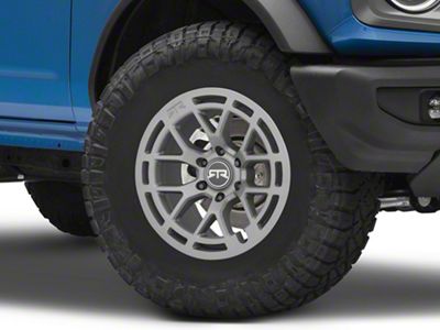 RTR Tech 6 Satin Charcoal 6-Lug Wheel; 17x9; 0mm Offset (21-25 Bronco, Excluding Raptor)