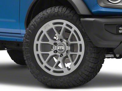 RTR Tech 6 Satin Charcoal 6-Lug Wheel; 20x9; 0mm Offset (21-25 Bronco, Excluding Raptor)