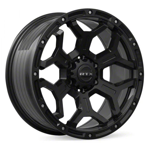 re.golith  RTX Offroad Wheels Titan XD Goliath Gloss Black Machined Red